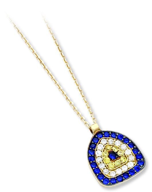 Beelo Gold 14K Altın Nazar Gerdanlık BGGSNY002