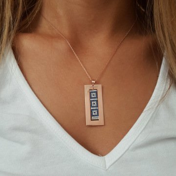 Beelo Silver 925K Gümüş Tasarım Nazar Kolye