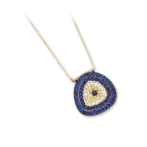 Beelo Gold 14K Altın Nazar Gerdanlık BGGSNY009