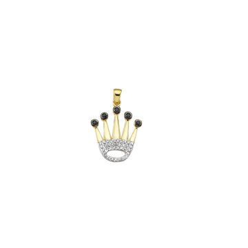 Beelo Gold 14K Altın Kral Taç Kolye Ucu