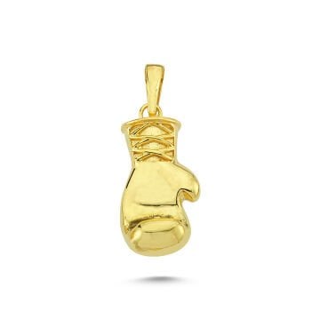 Beelo Gold 14K Altın Boks Eldiveni Kolye Ucu