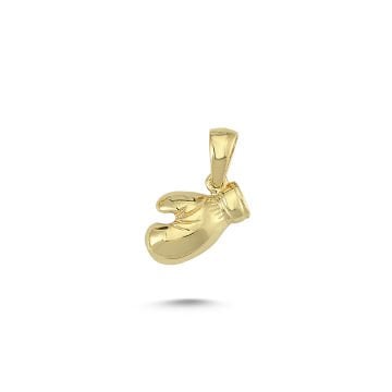 Beelo Gold 14K Altın Boks Eldiveni Kolye Ucu