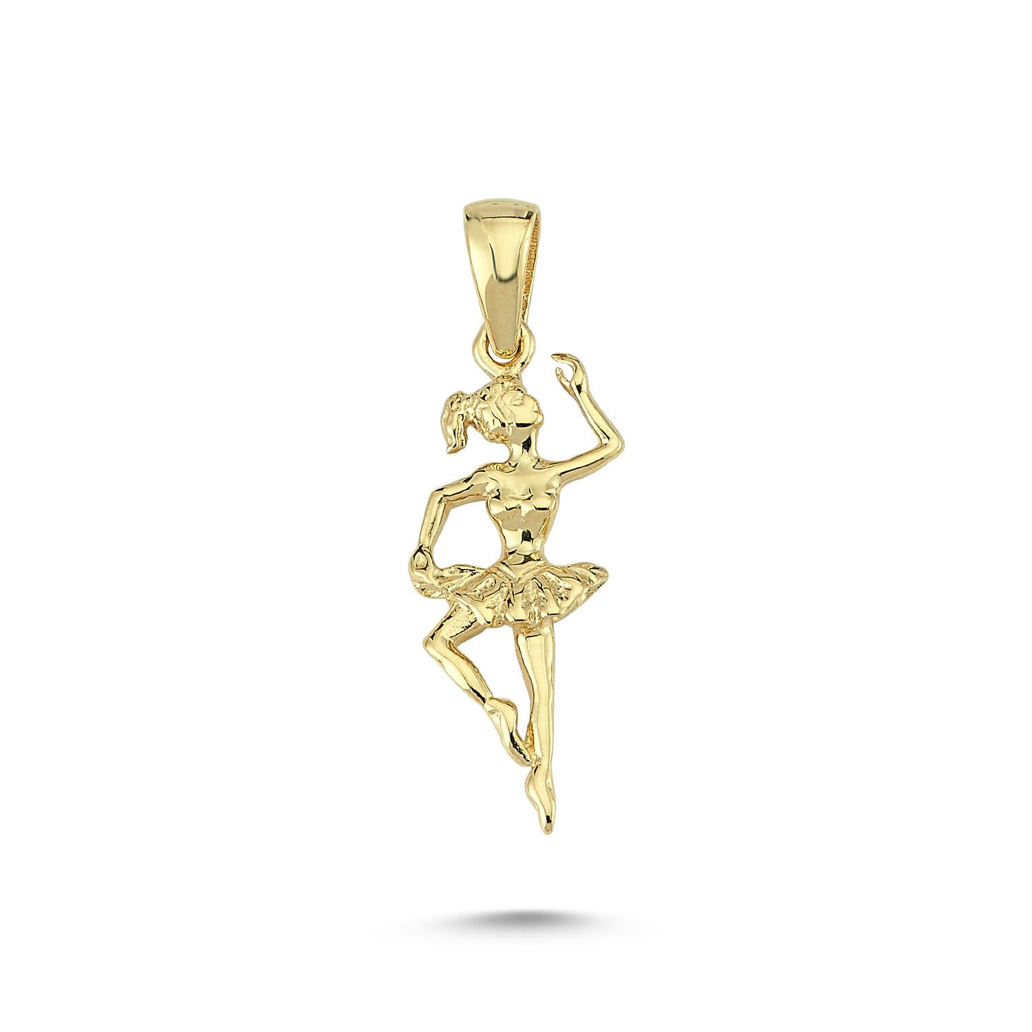Beelo Gold 14K Altın Dans Eden Balerin Kolye Ucu