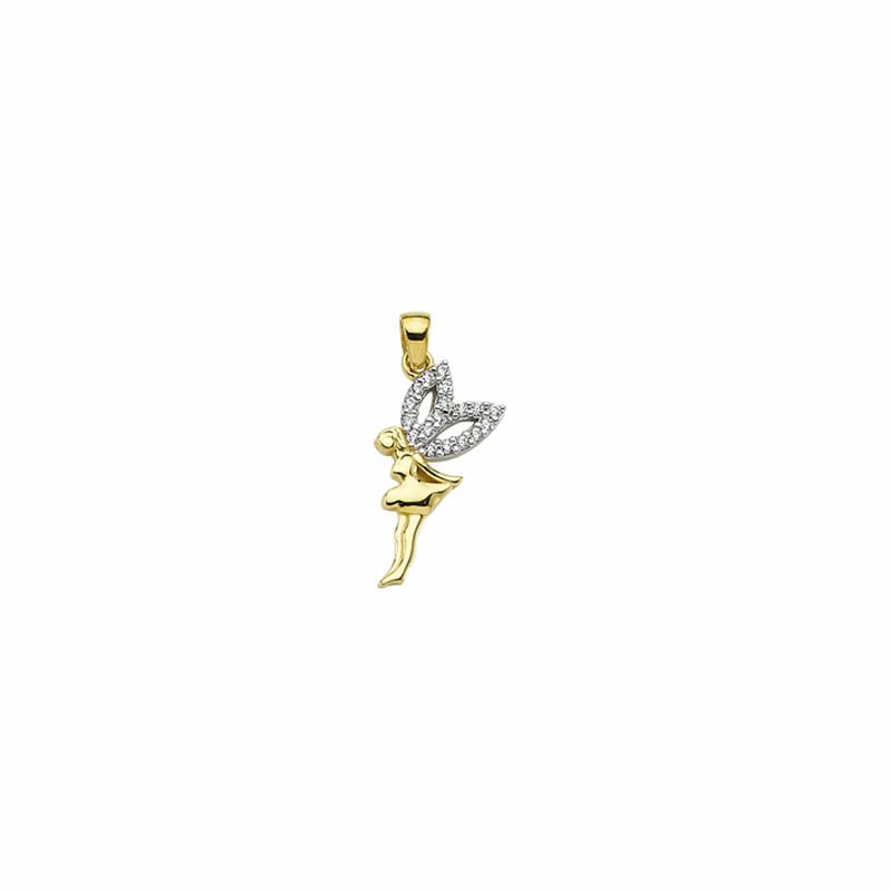 Beelo Gold 14K Altın Peri Melek Kolye Ucu