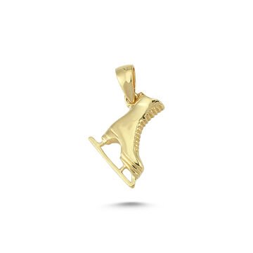 Beelo Gold 14K Altın Buz Pateni Kolye Ucu