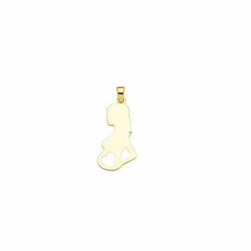 Beelo Gold 14K Altın Hamile Anne Bebek Kolye Ucu