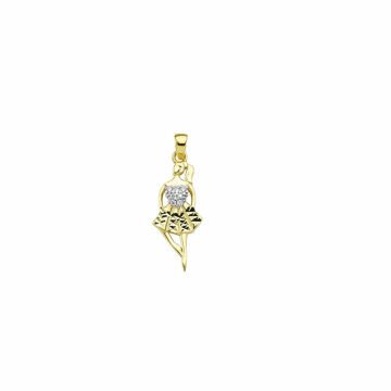 Beelo Gold 14K Altın Balerin Dans Kız Kolye Ucu