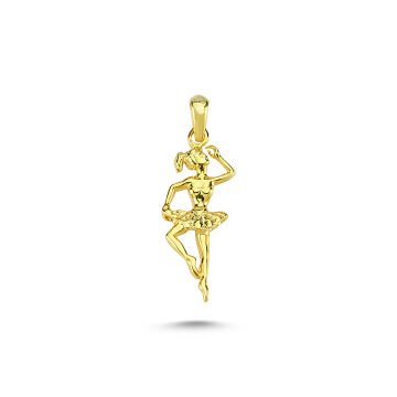 Beelo Gold 14K Altın Dart Tahtası Kolye Ucu