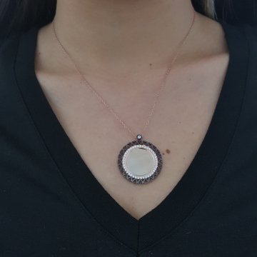 Altın Kaplama 925K Gümüş Kalp İsim Kolye