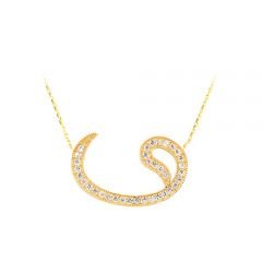 Beelo Gold 14K Altın Vav Kolye BGKL148