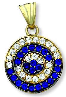 Beelo Gold 14K Altın Nazar Göz Kolye Ucu