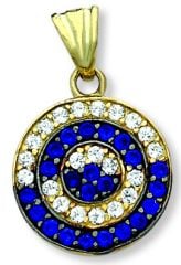Beelo Gold 14K Altın Nazar Göz Kolye Ucu