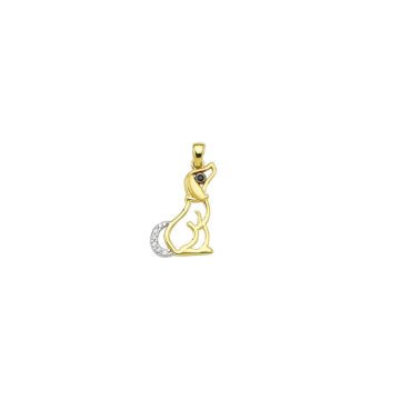 Beelo Gold 14K Altın Köpek Kolye Ucu