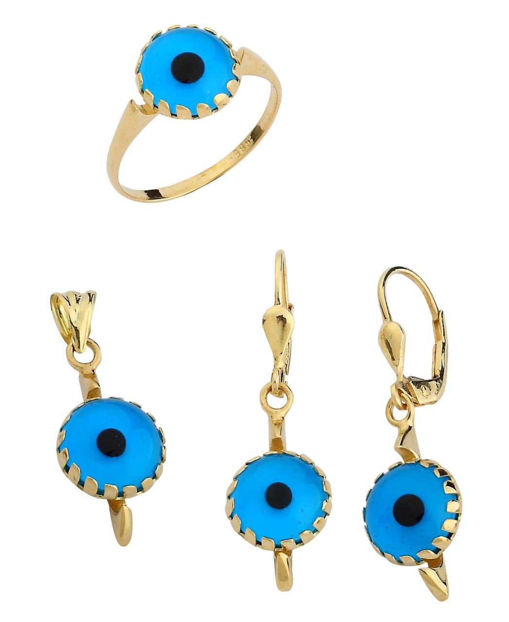 Beelo Gold 14K Altın Nazar Set BGTGZ003