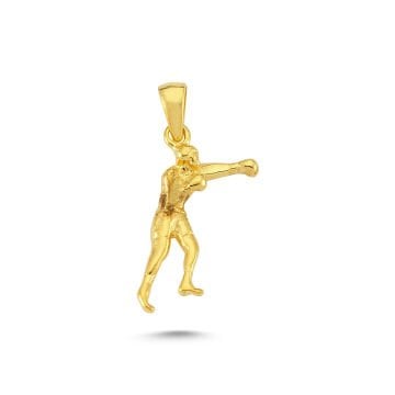 Beelo Gold 14K Altın Boksör Kolye Ucu