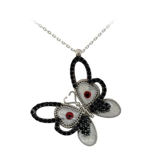 Beelo Silver 925K Gümüş Kelebek Kolye BGDLC007