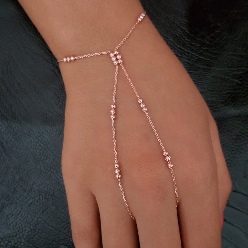 Beelo Silver 925K Gümüş Nokta Şahmeran Bileklik