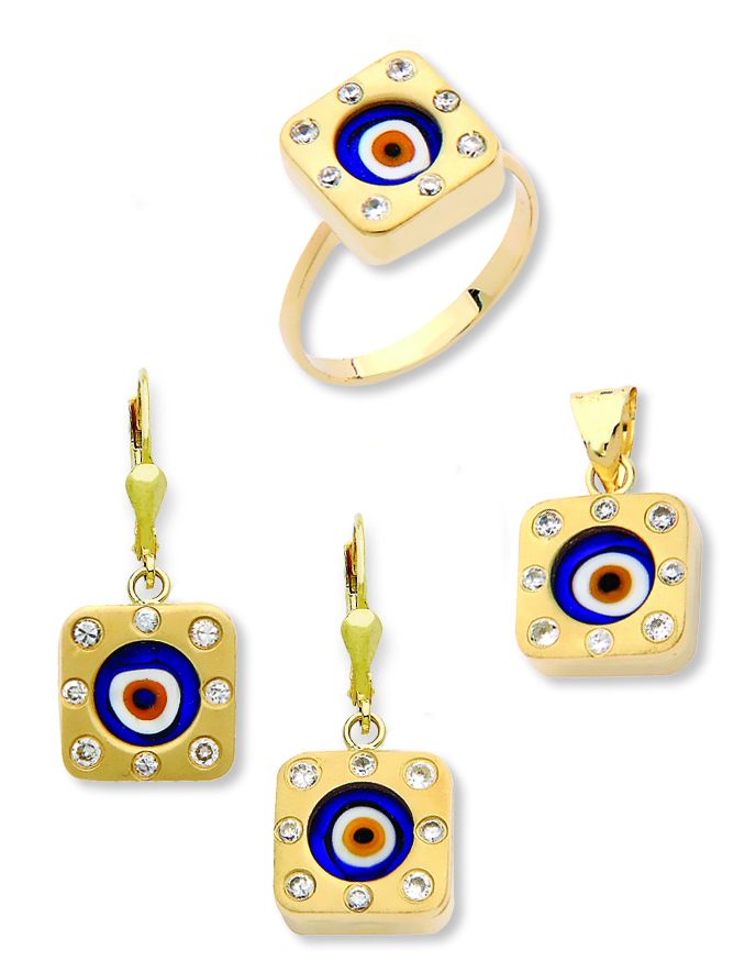 Beelo Gold 14K Altın Nazar Set BGTAMR001