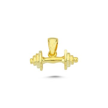 Beelo Gold 14K Altın Dambıl Kolye Ucu