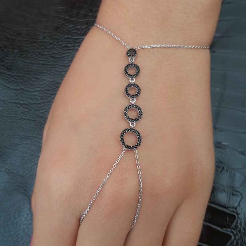 Beelo Silver 925K Gümüş HalkaŞahmeran Bileklik
