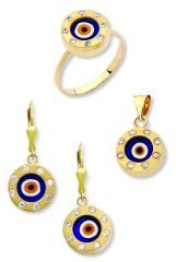 Beelo Gold 14K Altın Nazar Set BGTAMR003