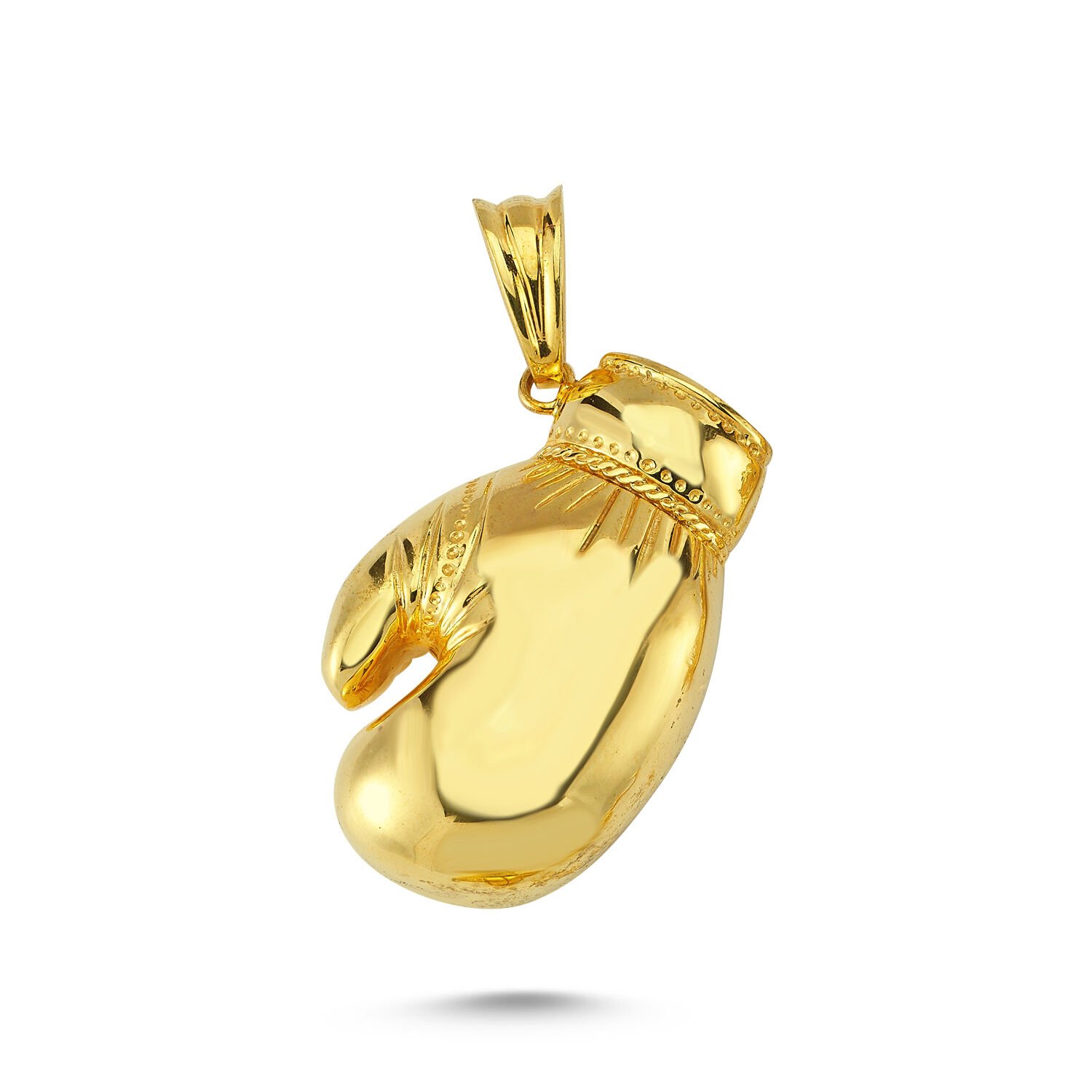 Beelo Gold 14K Altın Boks Eldiveni Kolye Ucu