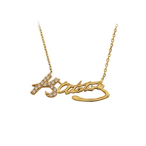 Beelo Gold 14K Altın Atatürk Kolye BGKL104