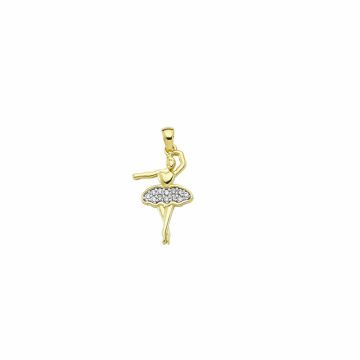 Beelo Gold 14K Altın Balerin Dansçı Kız Kolye Ucu