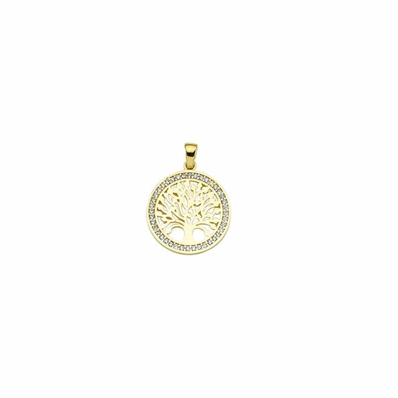 Beelo Gold 14K Altın Hayat Ağacı Kolye Ucu