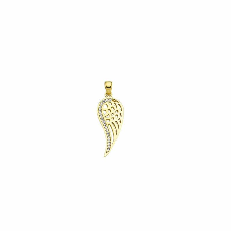 Beelo Gold 14K Altın Kanat Kolye Ucu