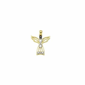Beelo Gold 14K Altın Sonsuzluk Melek Kolye Ucu
