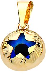 Beelo Gold 14K Altın Nazar Yıldız Kolye Ucu