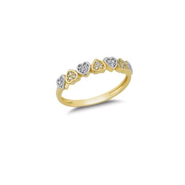 Beelo Gold 14K Altın Kalpli Yüzük