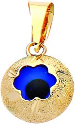 Beelo Gold 14K Altın Nazar Papatya Kolye Ucu