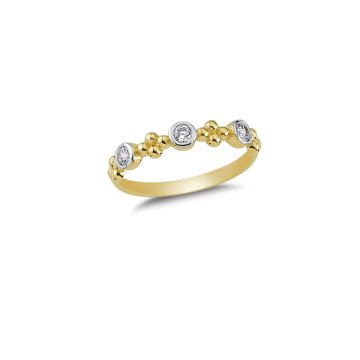 Beelo Gold 14K Altın Taşlı Yüzük