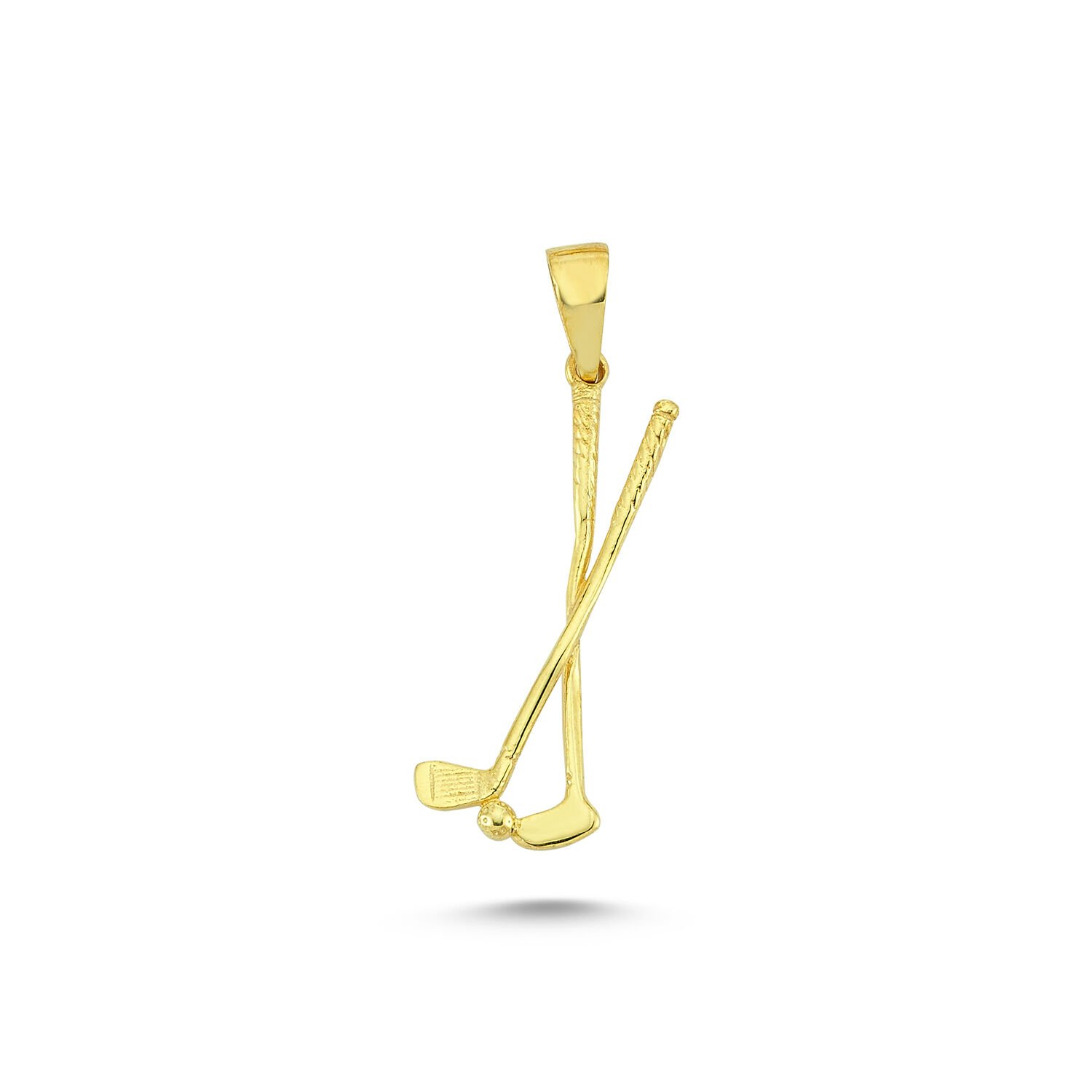 Beelo Gold 14K Altın Golf Sopası Kolye Ucu