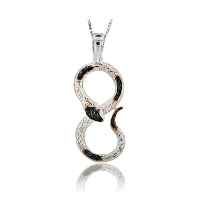 Beelo Gold 14K Altın Yılan Kolye