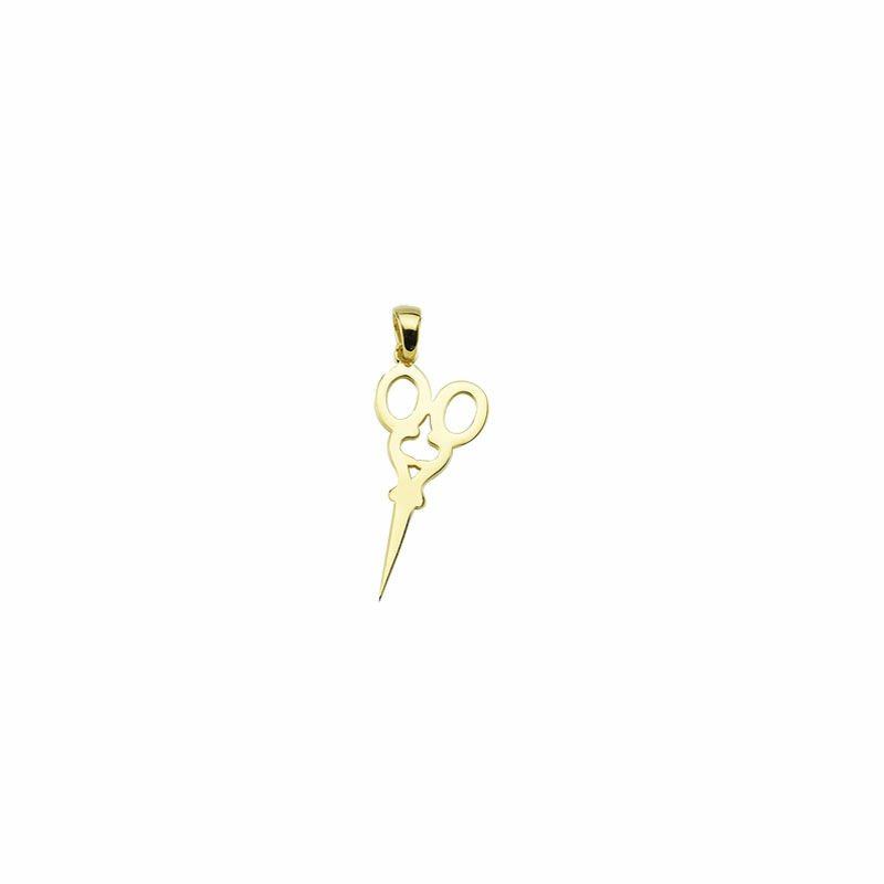 Beelo Gold 14K Altın Makas Kolye Ucu