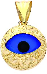 Beelo Gold 14K Altın Nazar Göz Kolye Ucu
