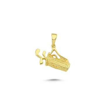 Beelo Gold 14K Altın Golf Çantası Kolye Ucu