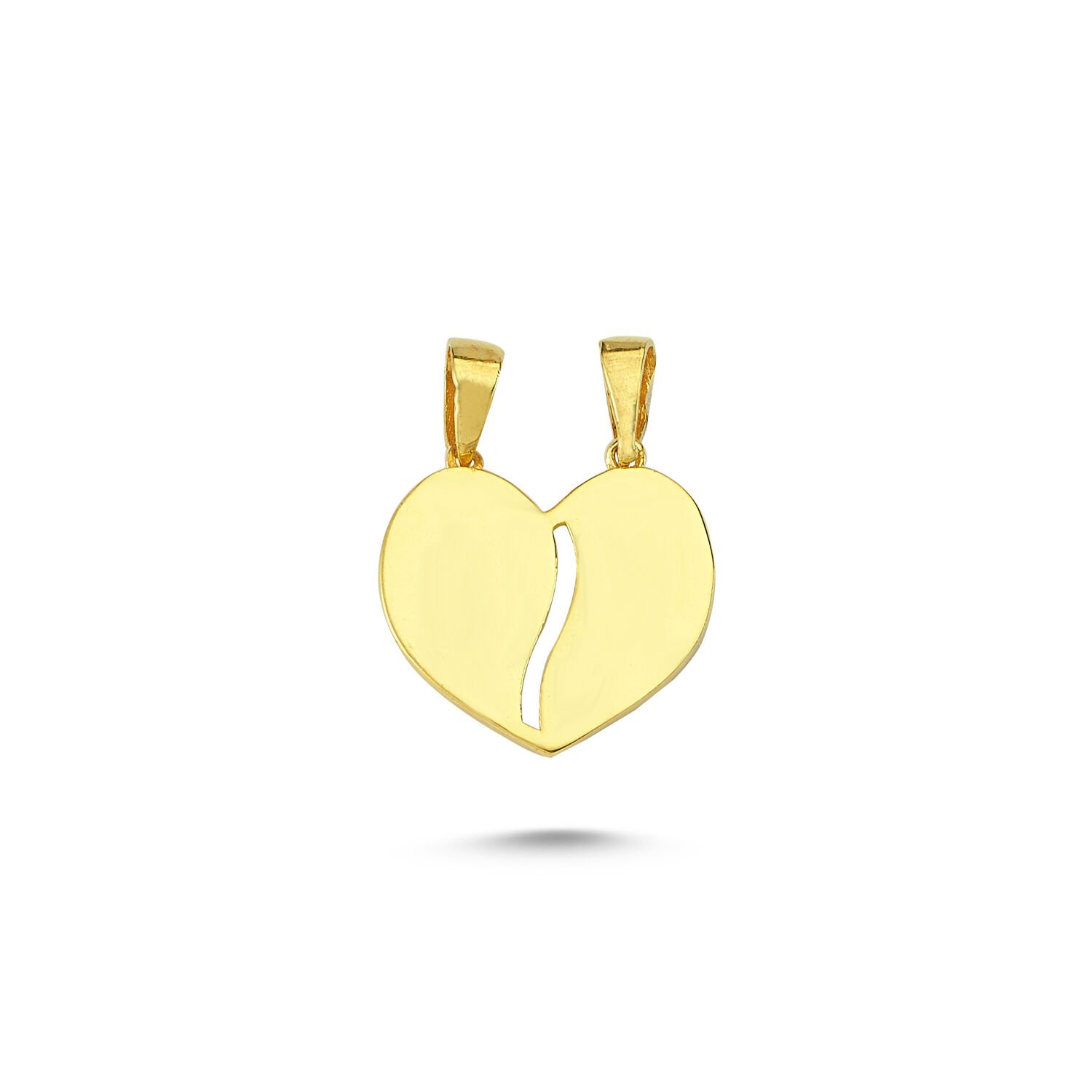 Beelo Gold 14K Altın Kalp Kolye Ucu