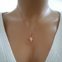Beelo Gold 14K Altın Akrep Kolye