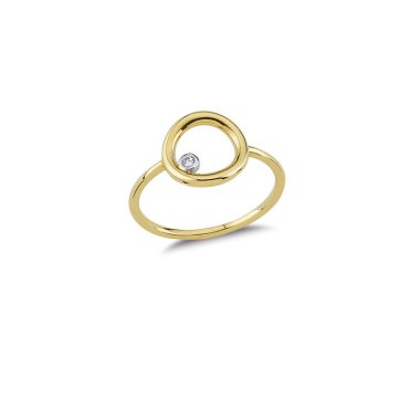 Beelo Gold 14K Altın Minimalist Yüzük
