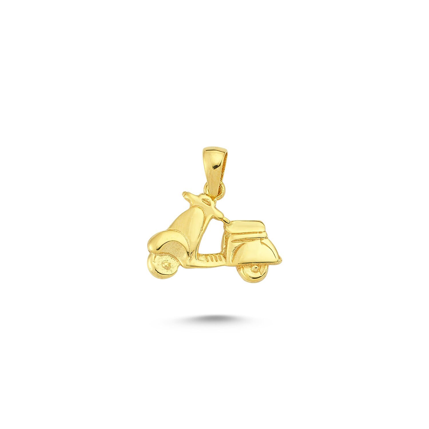 Beelo Gold 14K Altın Scooter Kolye Ucu