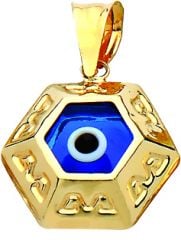 Beelo Gold 14K Altın Nazar Kolye Ucu