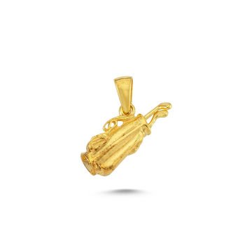 Beelo Gold 14K Altın Golf Çantası Kolye Ucu