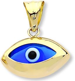 Beelo Gold 14K Altın Nazar Göz Kolye Ucu