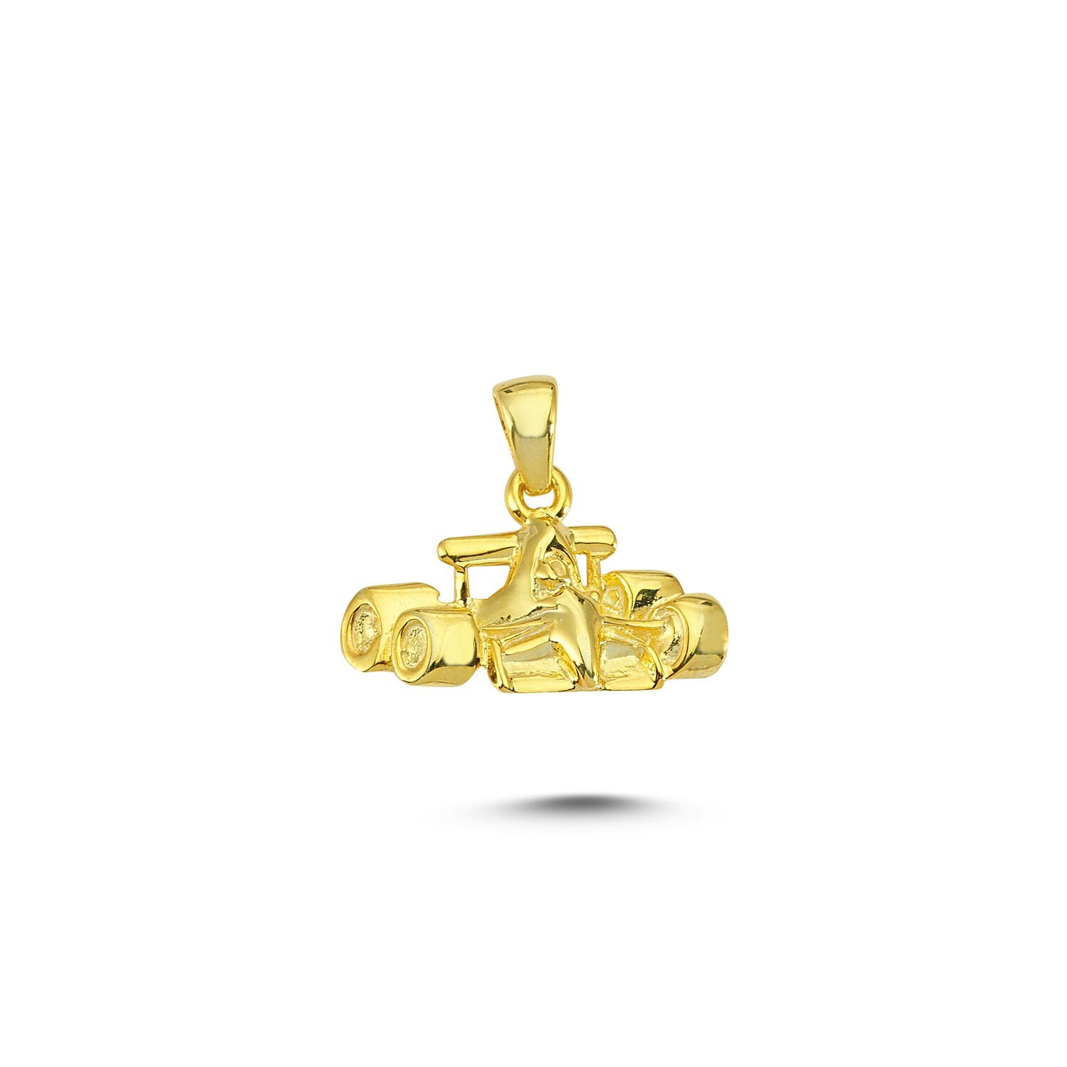 Beelo Gold 14K Altın F1 Aracı Kolye Ucu