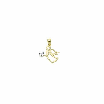 Beelo Gold 14K Altın Melek Peri Kız Kolye Ucu