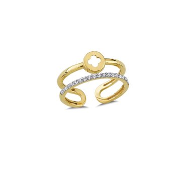 Beelo Gold 14K Altın Tasarım Yüzük